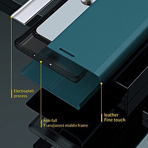 Θήκη Xiaomi 12T 5G / 12T Pro 5G New Design Leather Stand Cover από συνθετικό δέρμα μαύρο - Image 5