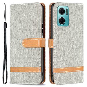 Θήκη Xiaomi Redmi 10 5G Mad Mask Jean coated skin v2 με βάση στήριξης