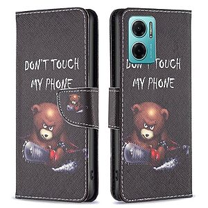 Θήκη Xiaomi Redmi 10 5G OEM Angry bear with chainsaw με βάση στήριξης