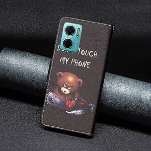 Θήκη Xiaomi Redmi 10 5G OEM Angry bear with chainsaw με βάση στήριξης, υποδοχές καρτών και μαγνητικό κούμπωμα Flip Wallet από συνθετικό δέρμα και TPU - Image 4