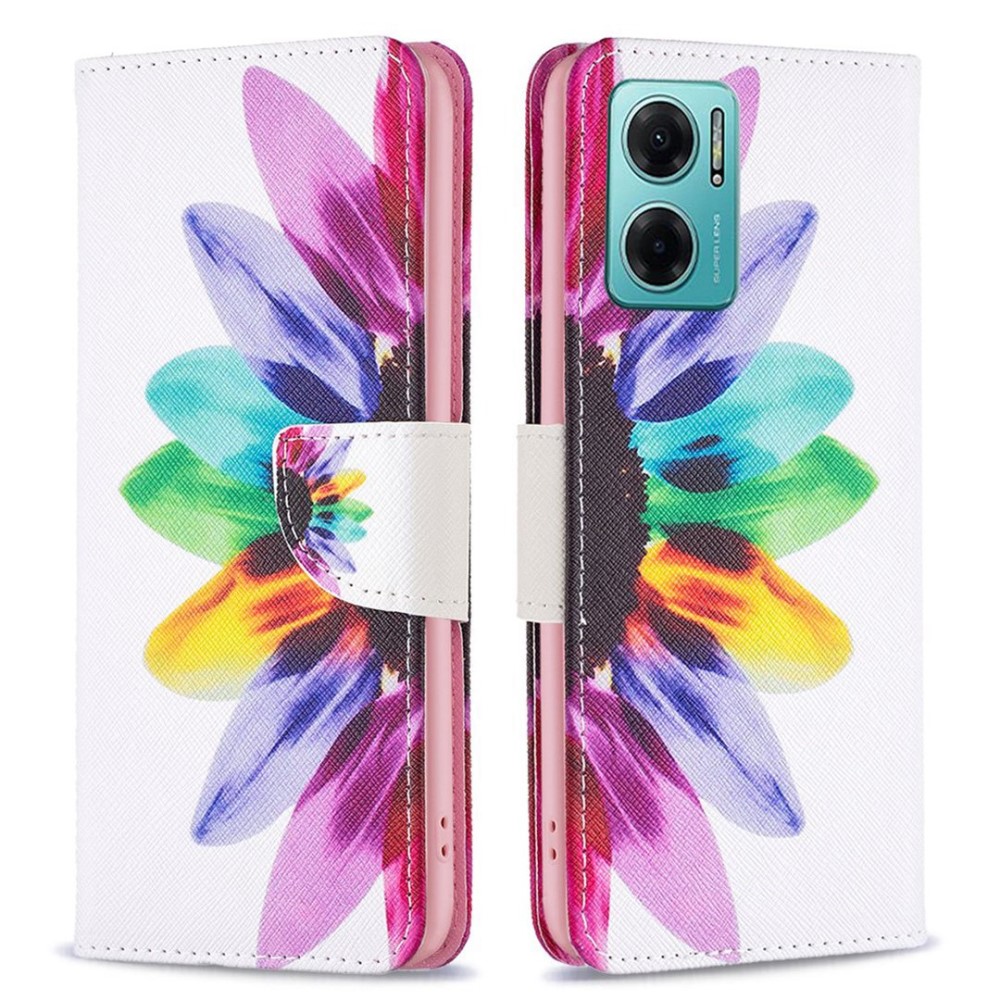 Θήκη Xiaomi Redmi 10 5G OEM Colorful Petals με βάση στήριξης