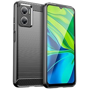 Θήκη Xiaomi Redmi 10 5G Mad Mask Brushed TPU Carbon Πλάτη μαύρο