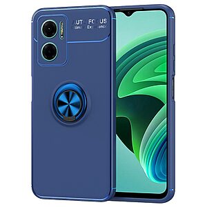 Θήκη Xiaomi Redmi 10 5G OEM Magnetic Ring Kickstand / Μαγνητικό δαχτυλίδι / Βάση στήριξης TPU μπλε