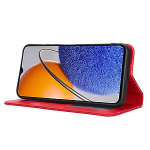 Θήκη Huawei Nova Y61 Mad Mask Folio Series v3 με βάση στήριξης, υποδοχή καρτών και μαγνητικό κούμπωμα Flip Wallet από συνθετικό δέρμα και TPU κόκκινο - Image 3