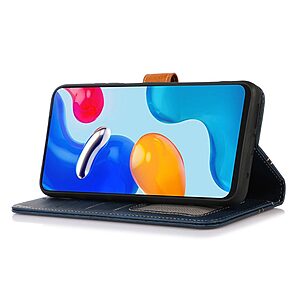 υποδοχές καρτών και μαγνητικό κούμπωμα μπλε σκούρο