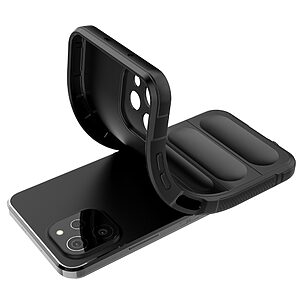 Θήκη Huawei Nova Y61 Mad Mask Rugged Armor από σκληρό Premium TPU μαύρο - Image 3