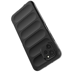 Θήκη Huawei Nova Y61 Mad Mask Rugged Armor από σκληρό Premium TPU μαύρο - Image 4
