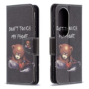 Θήκη Huawei P50 Pro OEM Angry bear with chainsaw με βάση στήριξης