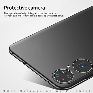 Θήκη Huawei P50 Pro MOFI Shield Slim Series Πλάτη από σκληρό πλαστικό μαύρο - Image 5