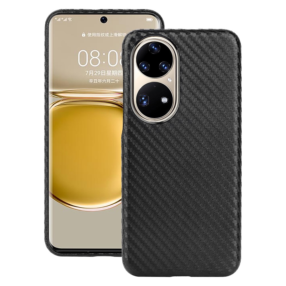 Θήκη Huawei P50 Pro Mad Mask υφή Carbon Fiber Ultra Slim v5 με πλάτη αντικραδασμική από Premium TPU μαύρο