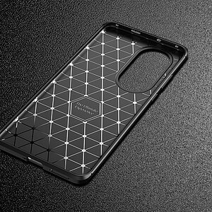 Θήκη Huawei P50 Pro Mad Mask Beetle Series Carbon Fiber Πλάτη TPU μπλε - Image 5