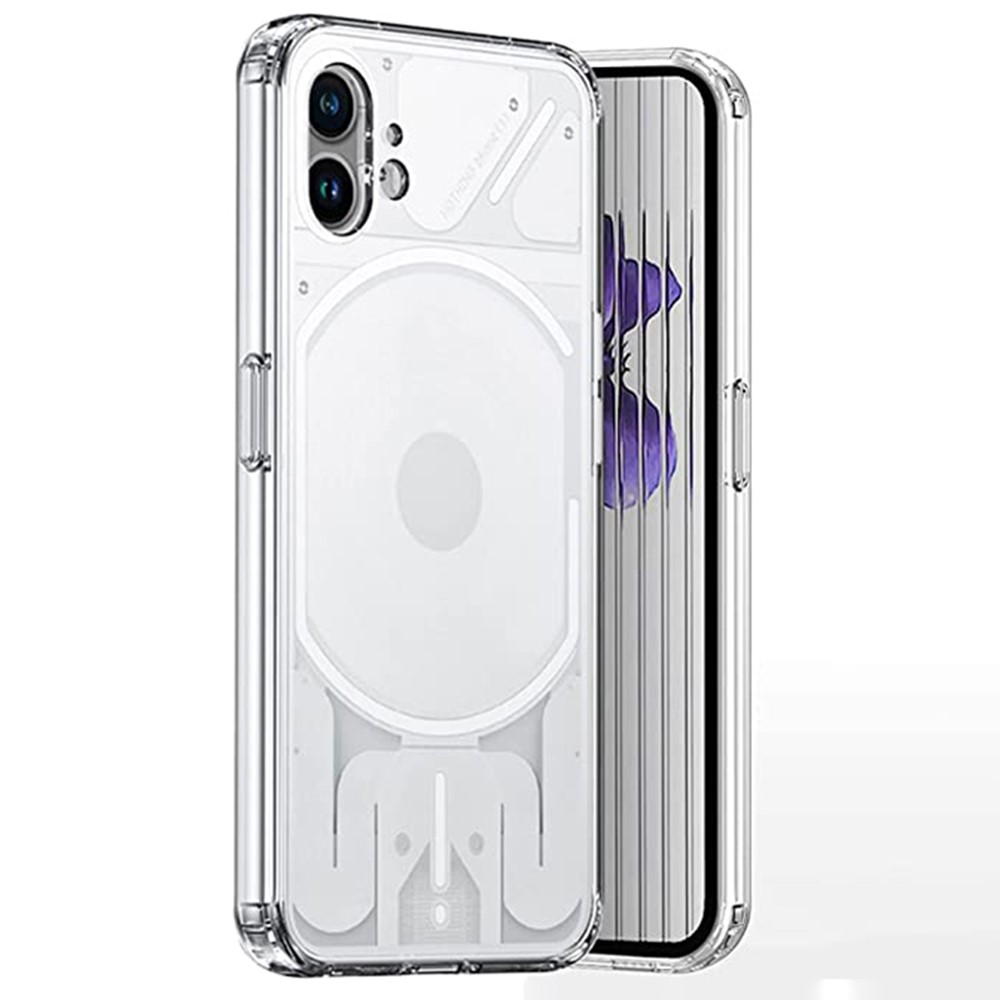 Θήκη Nothing Phone (1) OEM Silicone Sockproof V8 Anti-Slip Transparent Πλάτη TPU