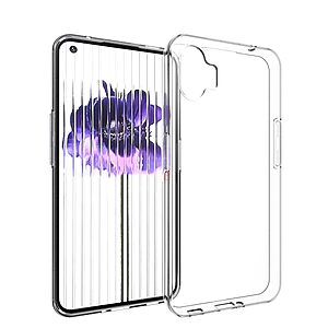Θήκη Nothing Phone (1) OEM Silicone Sockproof V6 Anti-Slip Transparent Πλάτη TPU