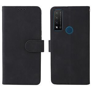 Θήκη TCL 20R 5G OEM Leather Skin touch Feeling v2 με βάση στήριξης
