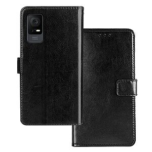 Θήκη TCL 405 IDEWEI PU Foldable Series v3 με βάση στήριξης