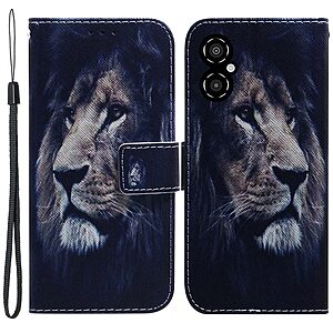 Θήκη Xiaomi Poco M4 5G OEM σχέδιο Lion με βάση στήριξης