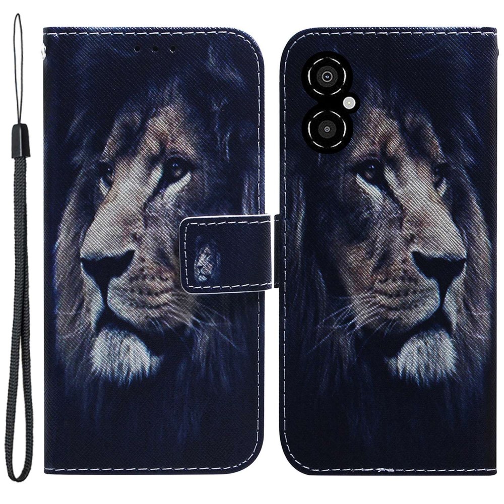 Θήκη Xiaomi Poco M4 5G OEM σχέδιο Lion με βάση στήριξης