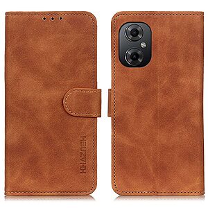 Θήκη Xiaomi Poco M4 5G KHAZNEH Litchi Skin Texture Leather με βάση στήριξης