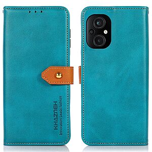 Θήκη Xiaomi Poco M4 5G KHAZNEH Leather Wallet Golden Clasp με βάση στήριξης