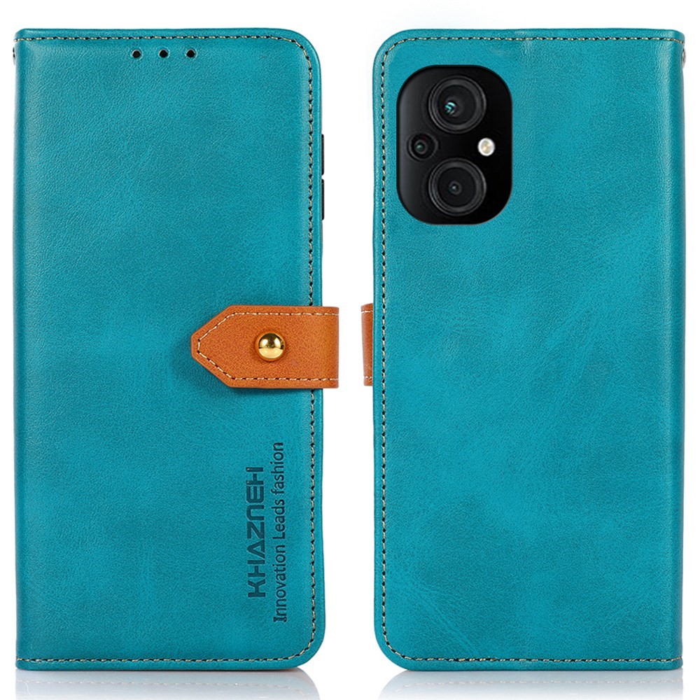 Θήκη Xiaomi Poco M4 5G KHAZNEH Leather Wallet Golden Clasp με βάση στήριξης