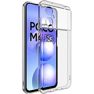 Θήκη Xiaomi Poco M4 5G IMAK UX-5 Series Soft TPU πλάτη διάφανη