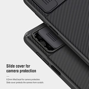 Θήκη Xiaomi Poco M4 5G NiLLkin Camshield Series Πλάτη με προστασία για την κάμερα από σκλήρό Premium TPU μαύρο - Image 4