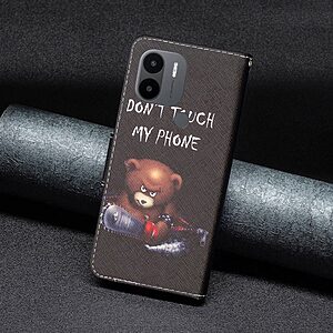 Θήκη Xiaomi Redmi A1+ OEM Angry bear with chainsaw με βάση στήριξης, υποδοχές καρτών και μαγνητικό κούμπωμα Flip Wallet από συνθετικό δέρμα και TPU - Image 5