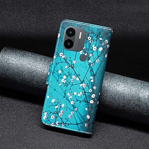 Θήκη Xiaomi Redmi A1+ OEM Wintersweet με βάση στήριξης, υποδοχές καρτών και μαγνητικό κούμπωμα Flip Wallet από συνθετικό δέρμα και TPU - Image 5