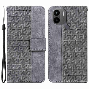 Θήκη Xiaomi Redmi A1+ Mad Mask Leather Wallet Case Geometry Style με βάση στήριξης