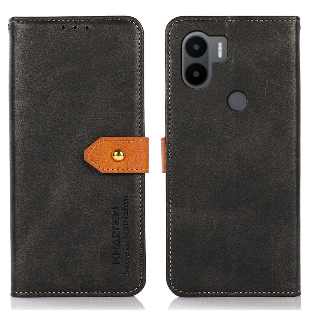 Θήκη Xiaomi Redmi A1+ KHAZNEH Leather Wallet Golden Clasp με βάση στήριξης