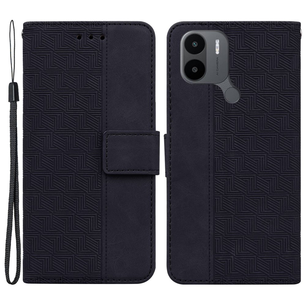 Θήκη Xiaomi Redmi A1+ Mad Mask Leather Wallet Case Geometry Style με βάση στήριξης
