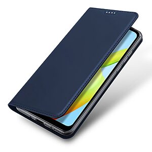 Θήκη Xiaomi Redmi A1+ DUX DUCIS Skin Pro Series με βάση στήριξης, υποδοχή καρτών και μαγνητικό κούμπωμα Flip Wallet από συνθετικό δέρμα και TPU μπλε - Image 4