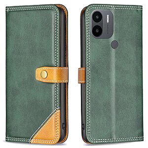 Θήκη Xiaomi Redmi A1+ BINFEN COLOR Leather Wallet Double Stitching Lines με βάση στήριξης
