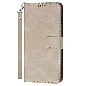 Θήκη Xiaomi Redmi A1+ OEM Leather Wallet Case Series 2 με βάση στήριξης, υποδοχές καρτών και μαγνητικό κούμπωμα Flip Wallet από συνθετικό δέρμα χακί - Image 5