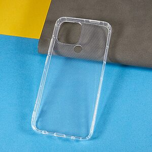 Θήκη Xiaomi Redmi A1+ OEM Silicone Sockproof V6 Anti-Slip Transparent Πλάτη TPU - Image 3