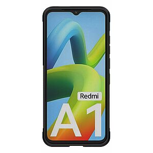 Θήκη Xiaomi Redmi A1+ Mad Mask Rugged Armor από σκληρό Premium TPU μαύρο - Image 5