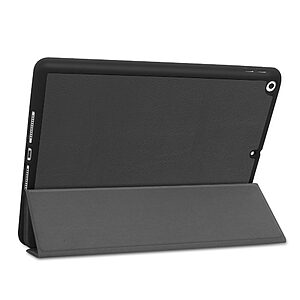 Θήκη Tri-Fold Flip Cover για iPad (2019/2020/2021) 10.2" από TPU και ενισχυμένη εσωτερική πλάτη σε χρώμα μαύρο - Image 5