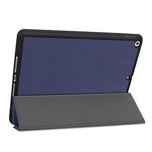 Θήκη Tri-Fold Flip Cover για iPad (2019/2020/2021) 10.2" από TPU και ενισχυμένη εσωτερική πλάτη σε χρώμα μπλε σκούρο - Image 5