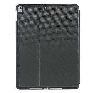 Θήκη X-LEVEL KEVLAR Series Flip Cover για iPad (2019/2020/2021) 10.2" / iPad Pro (2017) / iPad Air (2019) 10.5" με ειδική θέση για πενάκι από TPU και ενισχυμένη εσωτερική πλάτη σε χρώμα πράσινο - Image 4