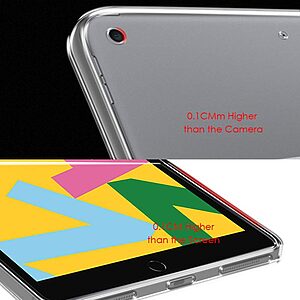 Θήκη Back Cover sockproof για iPad (2019/2020/2021) 10.2" TPU διάφανη - Image 3