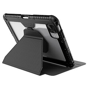Θήκη NiLLkin Bumper Series με συρόμενο κάλυμμα κάμερας Tri-Fold Flip Cover για iPad (2022) 10.9" / iPad 11" (2025) από TPU και διπλή ενισχυμένη αποσπώμενη πλάτη σε χρώμα μαύρο - Image 4