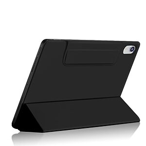 Θήκη Tri-Fold Flip Cover για iPad mini 8.3" (2021/24) με μαγνητική πλάτη και ενισχυμένο κούμπωμα σε χρώμα μαύρο - Image 4