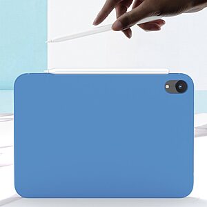 Θήκη MUTURAL Liquid Series Back Cover για iPad mini 8.3" (2021/24) πλάτη με ενισχυμένη σιλικόνη για προστασία στα χτυπήματα και τις πτώσεις σε χρώμα γαλάζιο - Image 3