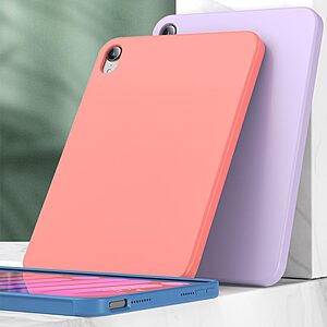 Θήκη MUTURAL Liquid Series Back Cover για iPad mini 8.3" (2021/24) πλάτη με ενισχυμένη σιλικόνη για προστασία στα χτυπήματα και τις πτώσεις σε χρώμα γαλάζιο - Image 4