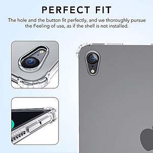 Θήκη Back Cover sockproof για iPad mini 8.3" (2021/24) TPU διάφανη - Image 3