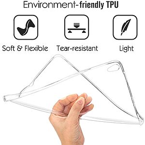 Θήκη Back Cover sockproof V2 για iPad mini 8.3" (2021/24) TPU διάφανη - Image 4