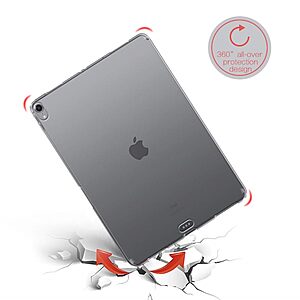 Θήκη Back Cover sockproof για iPad Pro (2018) 11" / iPad Air (2020/2022) 10.9" TPU διάφανη - Image 3