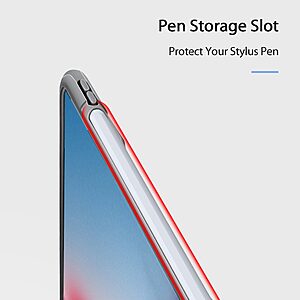 Θήκη MUTURAL Yagao Series Tri-Fold Flip Cover για iPad Pro (2018/2020/2021/2022) 12.9" με ειδική θέση για πενάκι και ενισχυμένο κούμπωμα σε χρώμα μαύρο - Image 4