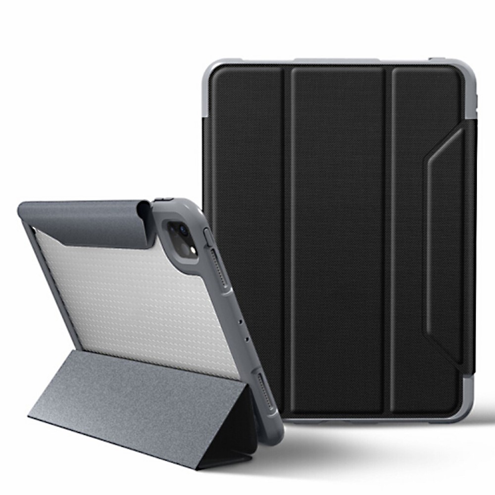 Θήκη MUTURAL Yagao Series Tri-Fold Flip Cover για iPad Pro (2018/2020/2021/2022) 12.9" με ειδική θέση για πενάκι και ενισχυμένο κούμπωμα σε χρώμα μαύρο