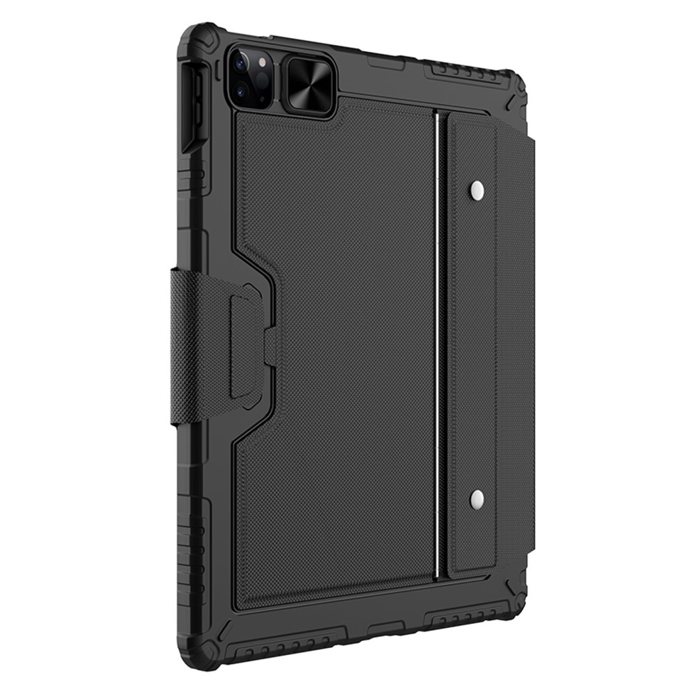 Θήκη NiLLkin Bumper Series με αποσπώμενο πληκτρολόγιο Flip Cover για iPad Pro (2020/2021/2022) 12.9" από TPU και προστατευτικό κάλυμα κάμερας σε χρώμα μαύρο Θήκη NiLLkin Bumper Series με αποσπώμενο πληκτρολόγιο Flip Cover για iPad Pro (2020/2021/2022) 12.9" από TPU και προστατευτικό κάλυμα κάμερας σε χρώμα μαύρο